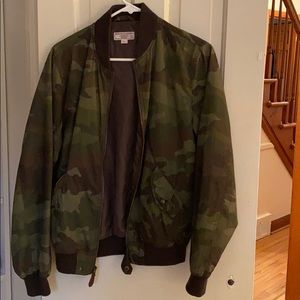 Camo bomber jacket